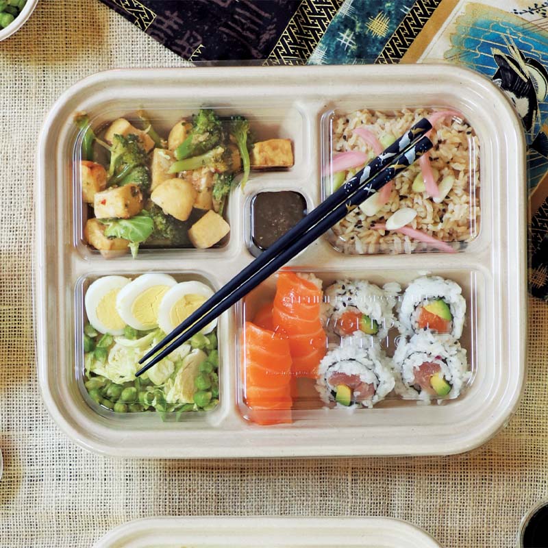 Caja Bento de Fibra