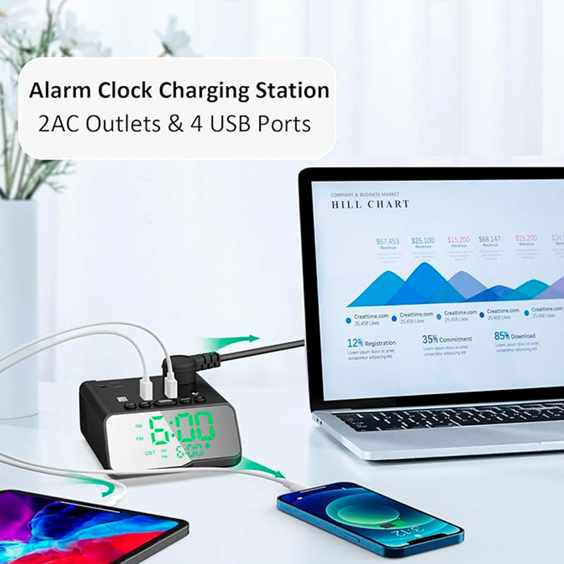 Reloj despertador electrónico 