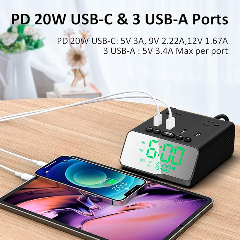 Reloj despertador electrónico 