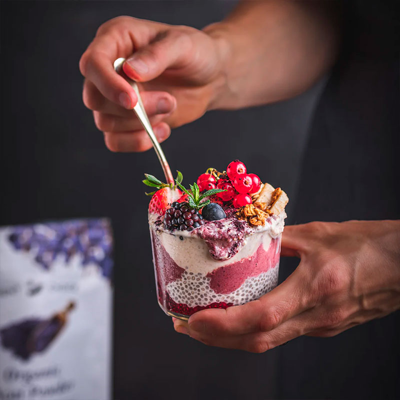 Bayas de Acai Organicas en Polvo